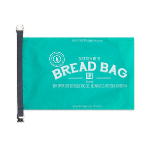 Aqua Bread Bag Open