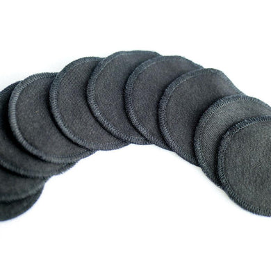 Reusable Hemp Makeup Rounds - Black