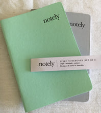 Spearmint & Grey – A6 Notebooks (Set of 2)