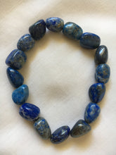 Crystal tumbled stone bracelets