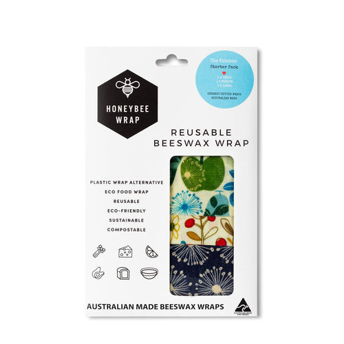 Reusable Beeswax Wrap - 3 pack