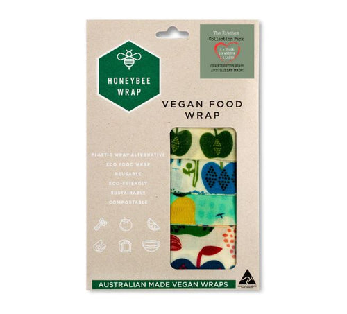 Reusable Vegan Food Wrap - 4 pack