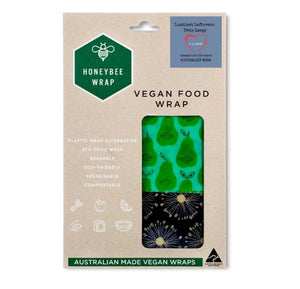Reusable Vegan Food Wrap Twin Large - Luscious Leftovers